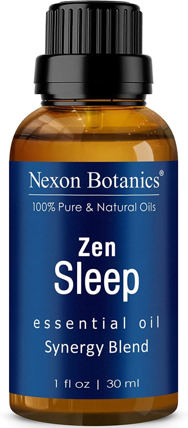 Zen Sleep Essential Oil Blend for Diffuser 30ml - Rosemary | Lavender Based Sleep Oil for Relaxing | Good Night Sleeping - Calming Essential Oils for Humidifiers - Sweet Dreams Oil - Nexon BotanicsZen Sleep Essential Oil Blend for Diffuser 30ml - Rosemary | Lavender Based Sleep Oil for Relaxing | Good Night Sleeping - Calming Essen???