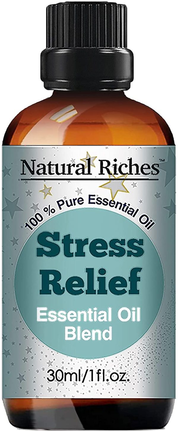 Natural Riches Stress Relief Essential Oil Blend Anxiety Essential Oil - Aromatherapy - Relaxing Soothing Calming Environment Massage to Relieve Tension - 30mlNatural Riches Stress Relief Essential Oil Blend Anxiety Essential Oil - Aromatherapy - Relaxing Soothing Calming Environment Massage???